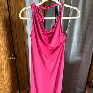 Sincerely Jules Vibrant Pink Backless Dress